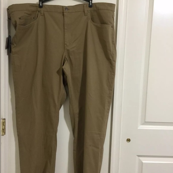Chaps Men's STRETC Twill Pants 48x 32 (Big) - Picture 2 of 8